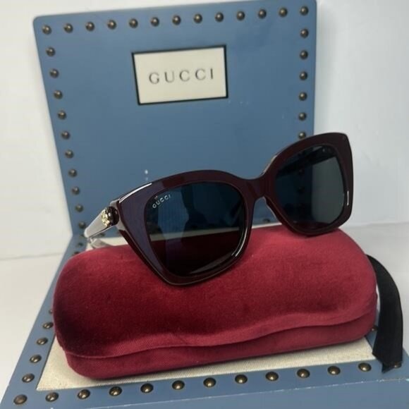 Authentic- New - Gucci Sunglasses Women\'s GG0921S 004 Brown /Grey  55-19-145mm main image 8